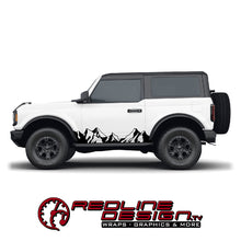 Load image into Gallery viewer, Ford Bronco Mountain Silouette Side Graphic Decals