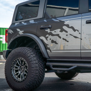 Ford Bronco Mud Splatter Side Graphic Decal Kit