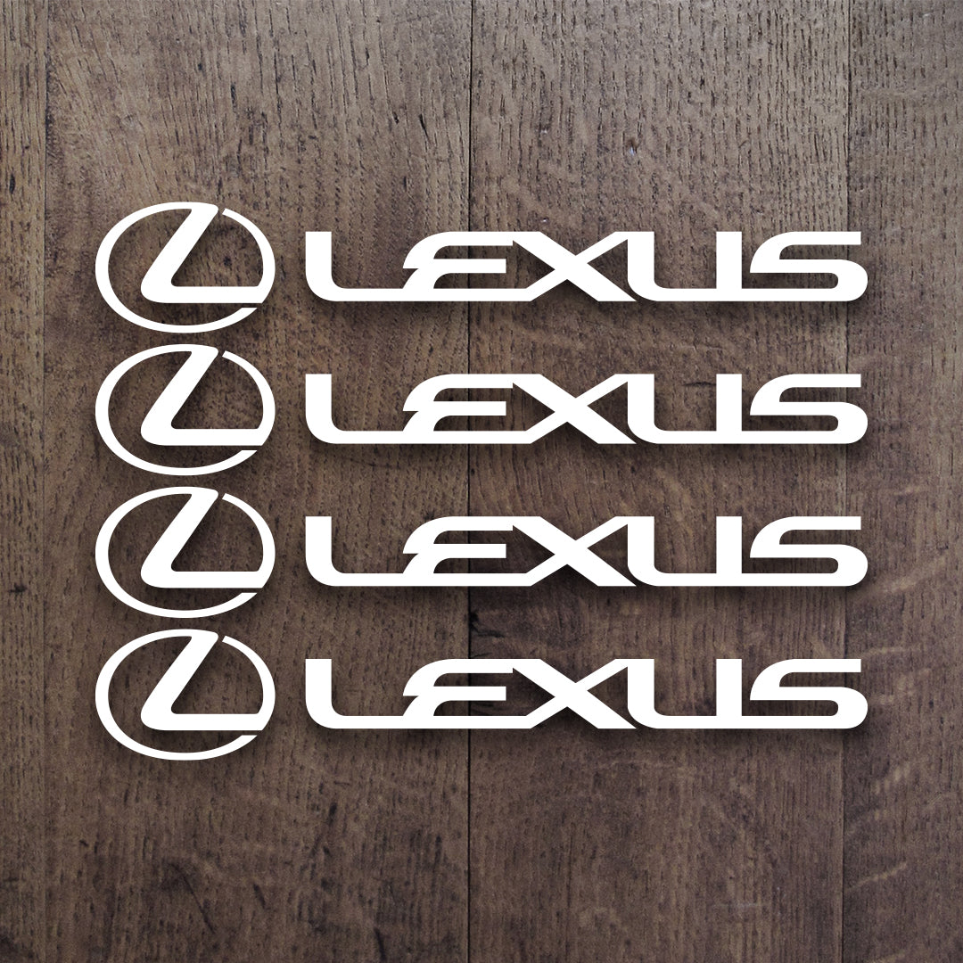 Lexus Brake Caliper Decals Redline Design.tv