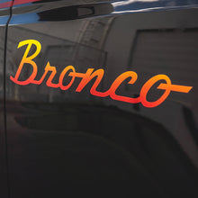 Load image into Gallery viewer, Ford Bronco Retro Gradient Side/Hood Graphics Kit