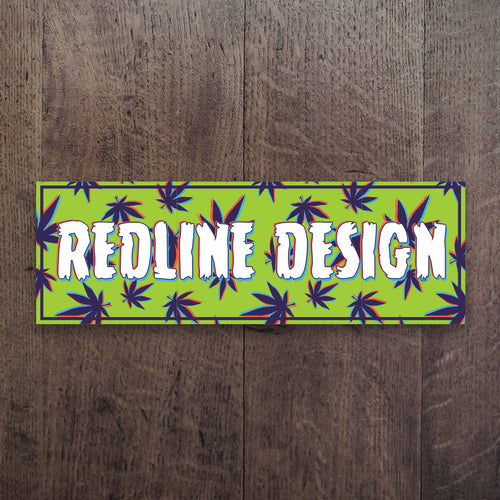 Redline 420 Slap Decal