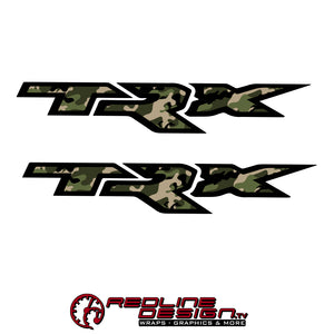 TRX Camouflage Truck Bed Decals