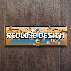 Redline Design Sakura Slap Decal