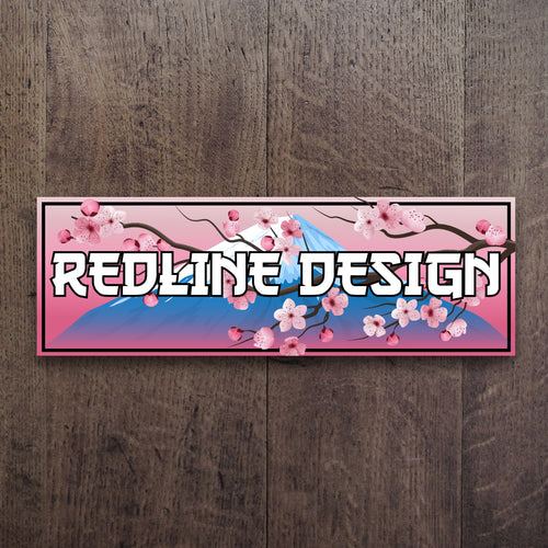 Redline Design Sakura Slap Decal