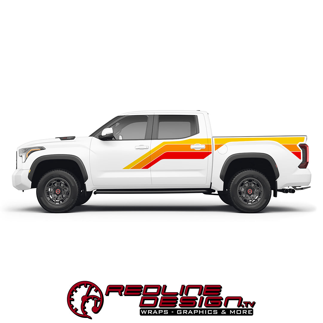 Toyota Tundra Heritage Stripes – Redline Design.tv