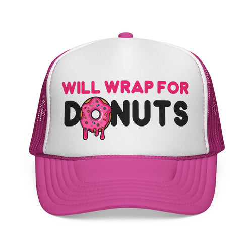 Will Wrap for Donuts Trucker Hat