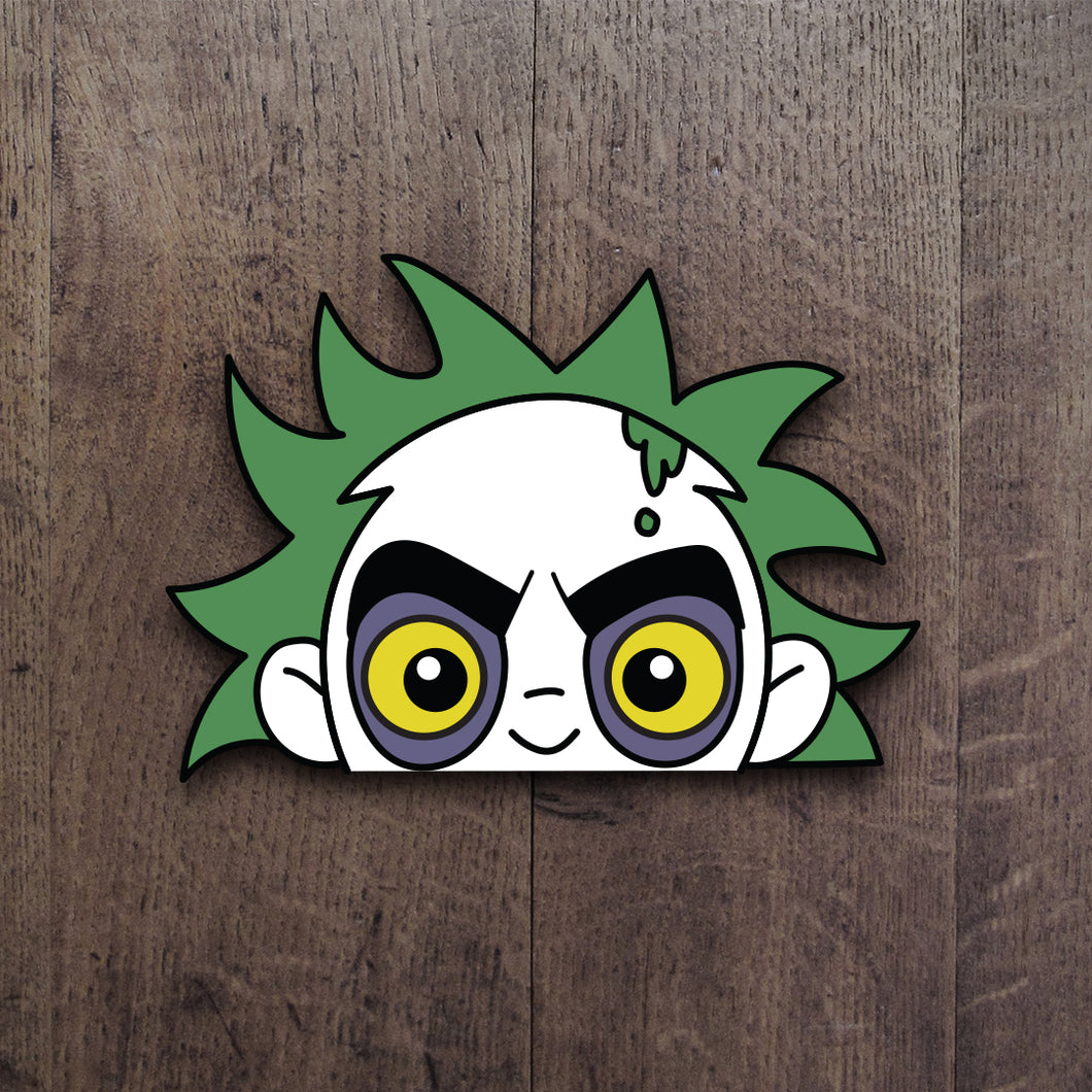 Beetlejuice Peeker Decal Redline Design.tv