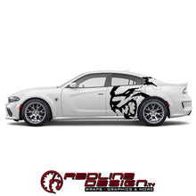 Load image into Gallery viewer, Dodge Charger/ Challenger Distressed Hellcat Decal Kit