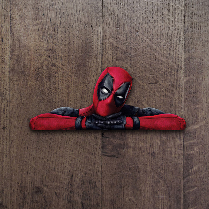 Dead pool Peeker Decal