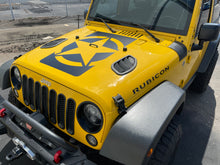 Load image into Gallery viewer, Jeep Wrangler JK Military Star Hood Decal