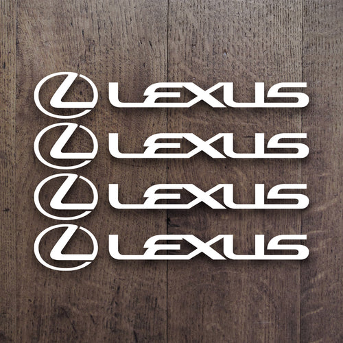 Lexus Brake Caliper Decals