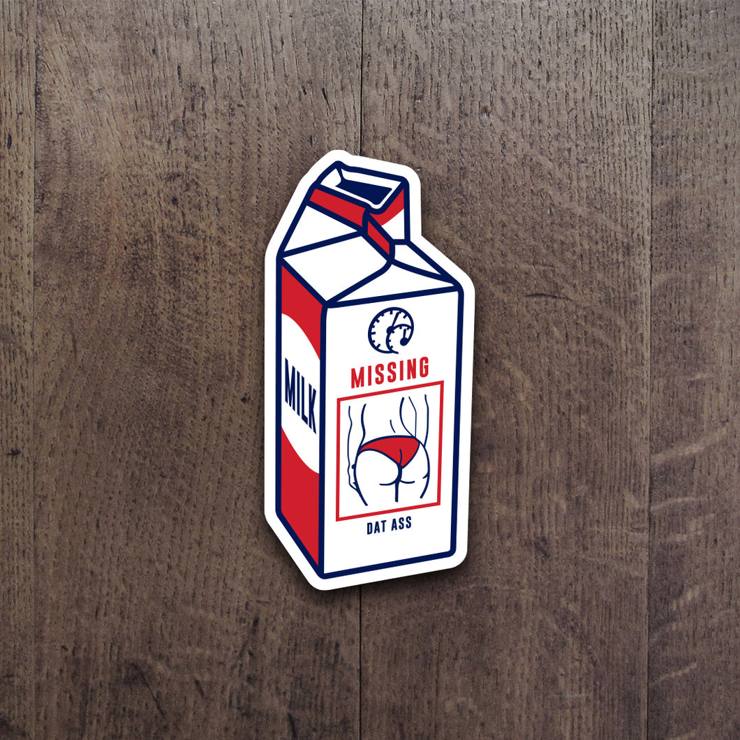 Missing Dat A$$ Decal – Redline Design.tv