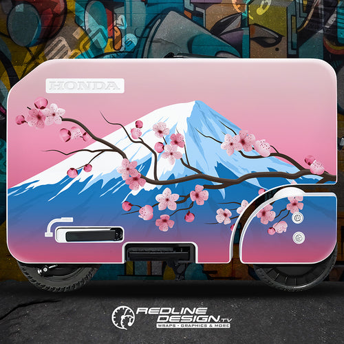 Sakura Pink Motocompacto Decal Kit