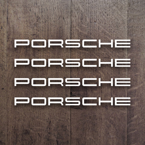 Porsche Brake Caliper Decals