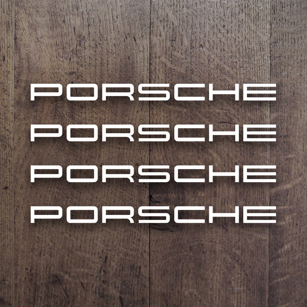 Porsche Brake Caliper Decals