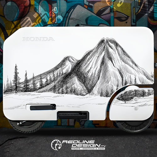 Sketch Mountain Honda Motocompacto Decal Kit