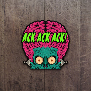 Mars Attacks Martian Peeker Decal
