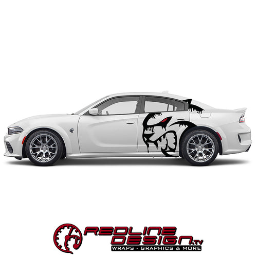 Dodge Charger/ Challenger Hellcat Blood Decal (Single Side)