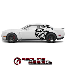 Load image into Gallery viewer, Dodge Charger/ Challenger Distressed Hellcat Decal Kit