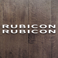 Load image into Gallery viewer, Jeep Rubicon JK Decal Set (One Color)