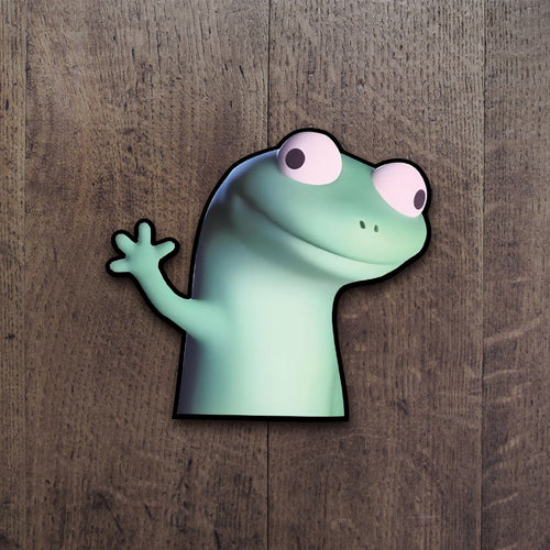 Lizard Peeker Decal