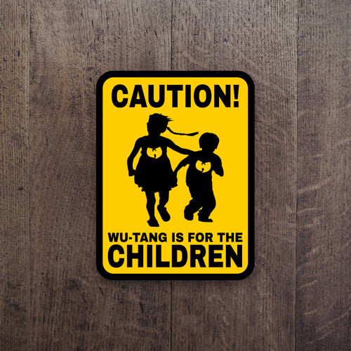Caution Wu-Tang Is For The Children Decal