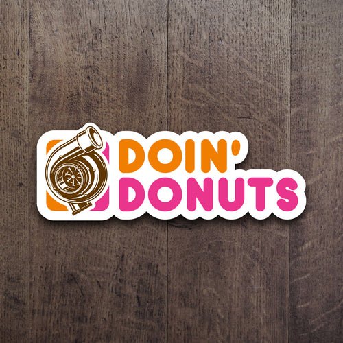 Doin' Donuts Decal