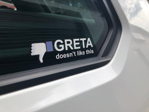 Greta Doesn't Like This Decal