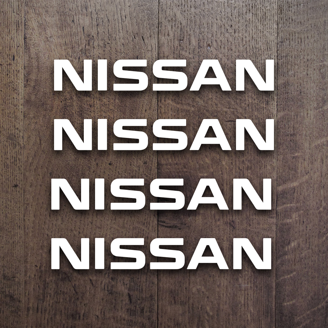 Nissan Brake Caliper Decals – Redline Design.tv