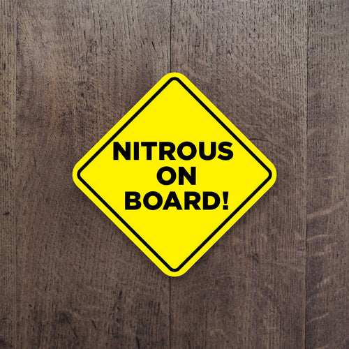 Nitrous On Board Decal