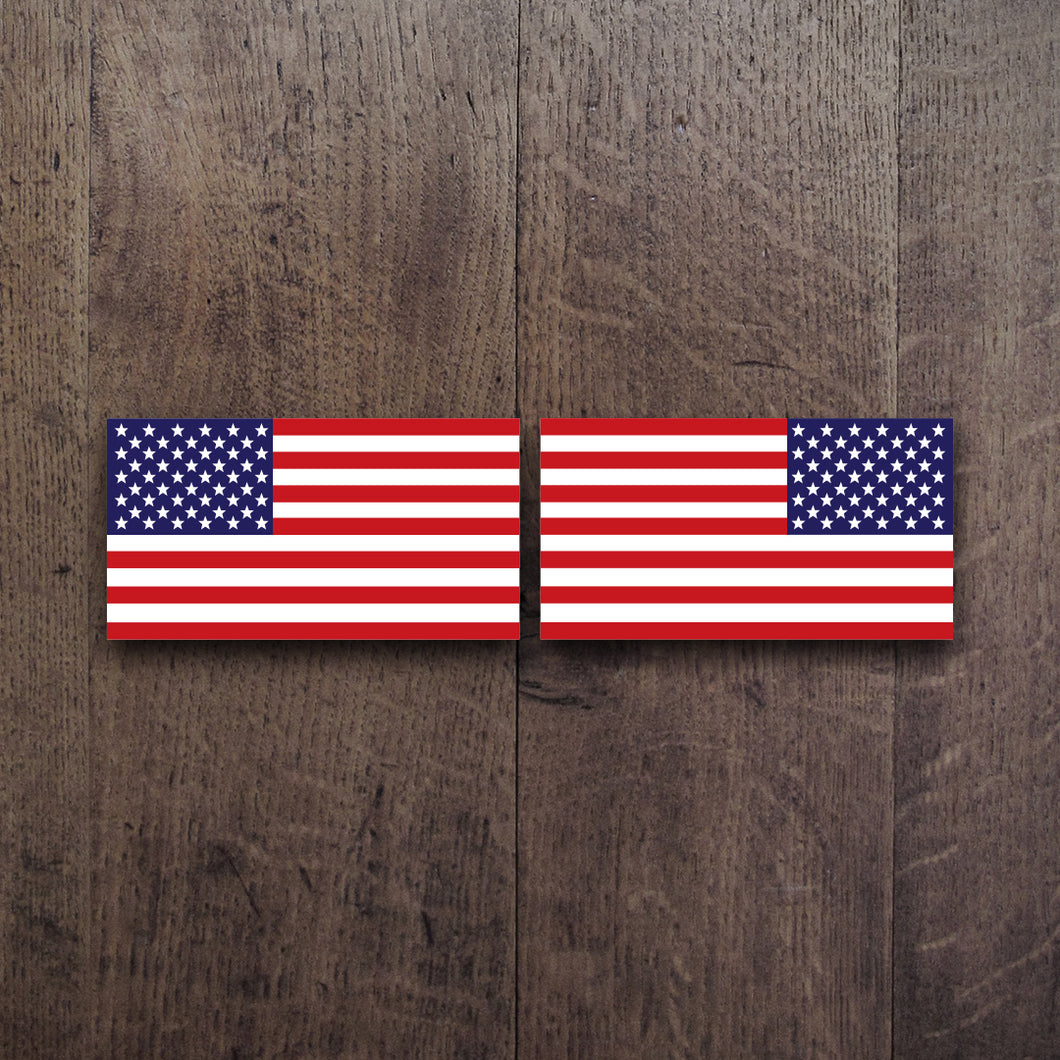 American Flag Decal (set of 2)
