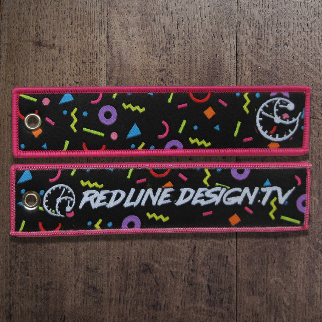Redline Confetti Key Tag – Redline Design.tv