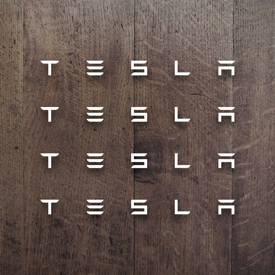 Tesla Brake Caliper Decals