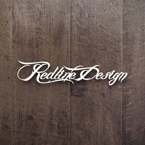 Redline Design Script Logo Decal