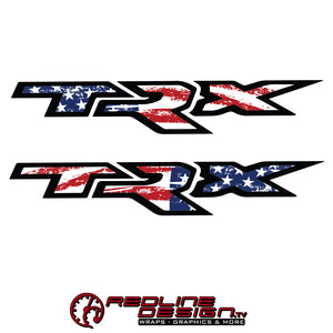 TRX American Flag Truck Bed Decals