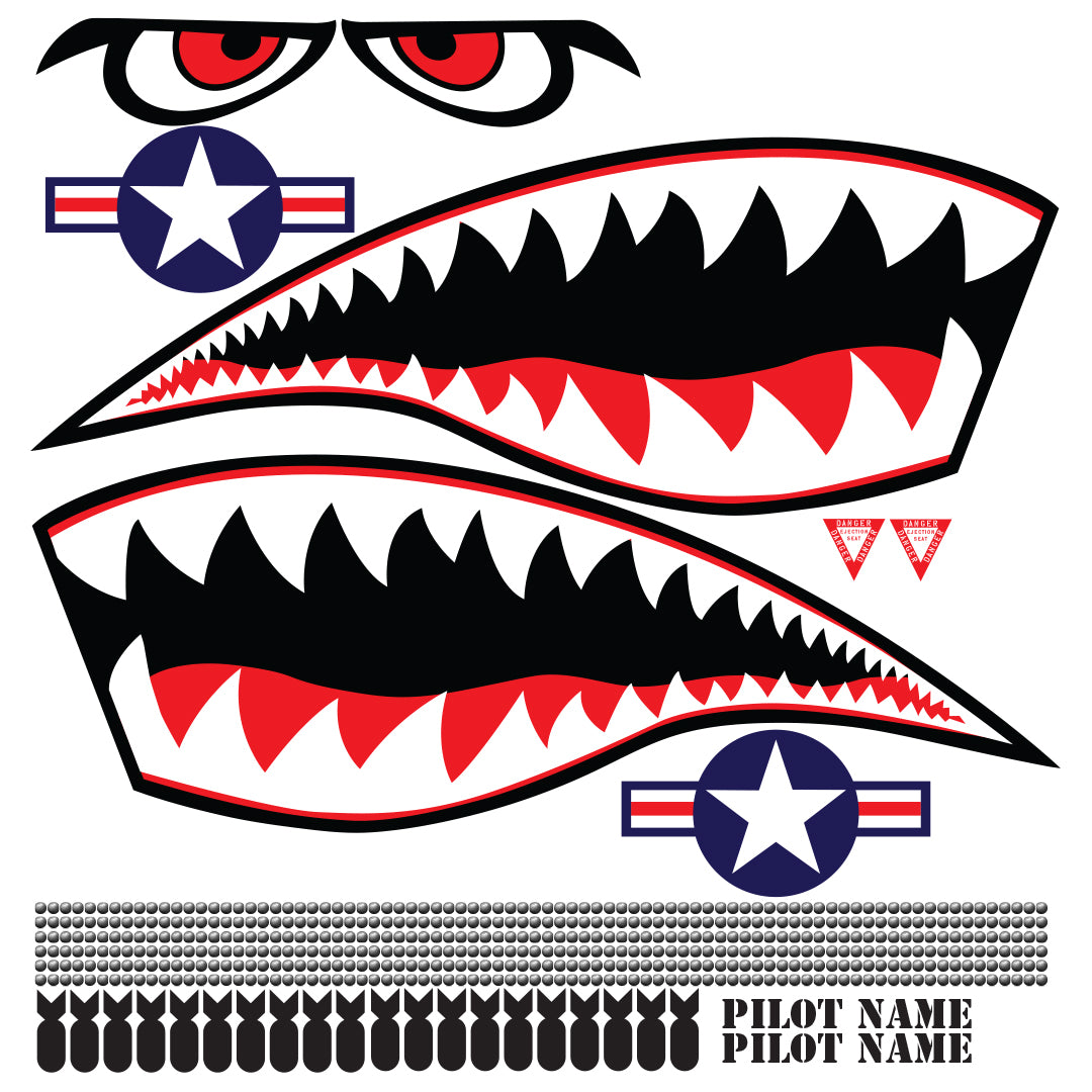 Tiger Shark Mouth Plane