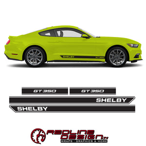 Ford Mustang Short Rocker Stripes 2015-2022